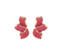 Irregular Petal Earrings for Women Colorful Statement Dangle Earrings Trendy Flower Earrings Jewelry Gift, Metal, No Gemstone
