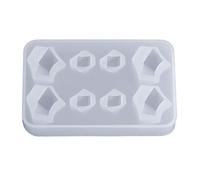 Irregular Rough Stone 3D Geometric Silicone Resin Mold DIY Casting Mold for Necklace Bracelet Jewelry Cake Decor
