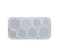 Irregular Round Silicone Molds Resin Mold Epoxy for Casting with Cements and Polymer for Tray Jewelry Mold for Casting
