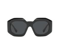 Irregular Shape Sunglasses Dark Grey Frame- unisex- Versace- Sunglasses- Black- 56 MM- Accessories 56 MM