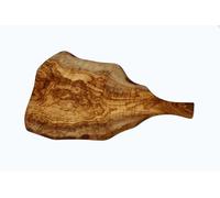 Irregular Shape with Handle | Handcrafted Olive Wood Cutting Board with Handle | Natural Wood Grain Serving and Chopping Board for Kitchen | Ideal for Meat Cheese Vegetables Sushi Fruits