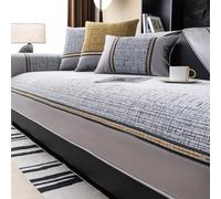 Irregular Shaped Non-Slip Sofa Cover - Pet-Friendly Anti-Scratch Couch Slipcover for 1-4 Seat Sectional Sofas, Washable Furniture Protector grey 120 * 180cm/47.24 * 70.87in