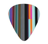 Irregular vertical lines Guitar picks 12 pieces, ABS material, smooth edges, comfortable feel, 3 optional thicknesses