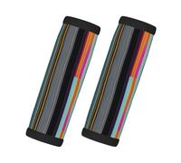 Irregular Vertical Lines Printed Handle Cover - Highly Elastic and wear-Resistant Material, Easy to Install, a Good Travel Helper