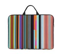 Irregular Vertical Lines Printed Laptop Sleeve 16.5 * 12.2", Business and Casual Dual use, Suitable for Some laptops