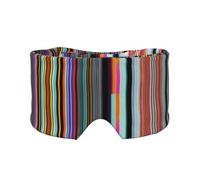 Irregular Vertical Lines Printed Sleep Eye and Ear Masks (26.8Ã-4.3 inches) Suitable for Travel, Yoga, Deep Rest Indoor and Outdoor