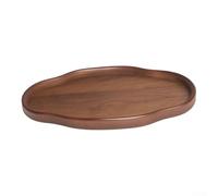 Irregular Wood Serving Tray Unique Shape Natural Decor Available in S | Made from sustainable wood for multifunctional use as a serving tray or table decor easy to clean with smooth for