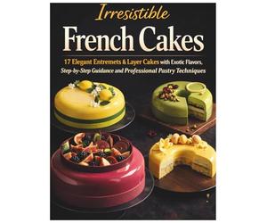 Irresistible French Cakes: 17 Elegant Entremets & Layer Cakes with Exotic Flavors, Step-by-Step Guidance and Professional Pastry Techniques