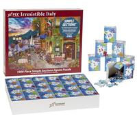 Irresistible Italy Simple Sections™ Jigsaw Puzzle - 1000 Pieces - by Vermont Christmas Company - 24 Sections to Complete - Choose Your Difficulty Level