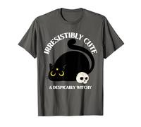 Irresistibly Cute & Despicably Witchy, Black Cat Funny Witch T-Shirt