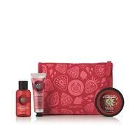 Irresistibly Juicy Strawberry Delights Gift Bag - Shower Gel (60ml) Body Butter (50ml) Hand Cream (30ml)