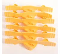 IRRESTRICO Silicone Dog Slow Feeder Bowl Insert with Suction Cups, Cuttable Food-Grade Lick Mat Divider Fits Stainless Steel Ceramic Glass Dog Bowls, Helps Slow Down Eating, Orange