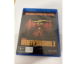 Irreversible Blu-ray 2002 Gaspar Noe Monica Bellucci Vincent Cassel New Sealed
