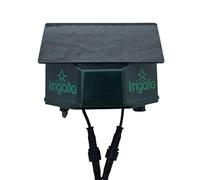 Irrigatia Weather Responsive Solar Powered Irrigation System, Automatic Watering, Water between 18 and 36 plants, 15m Tubing, includes 20 drippers, stakes and T pieces. (IRR-SOL-C18Q, 18)