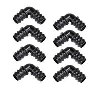 Irrigation Connector 13mm Elbow Fittings - 90 Degree Connector for Garden Irrigation System - Hose Elbow Joints for Drip Irrigation Pipe - Soaker Hose Fittings for Pond & Garden Watering