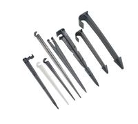 Irrigation du Jardin 1/8 1/4 3/8 1/2 3/4 Inch Garden Hose Holder 16mm 20mm Pe Tube Holder Nozzle Support for 3/5 4/7 8/11 Hose 10Pcs Irrigation du Jardin(Red)