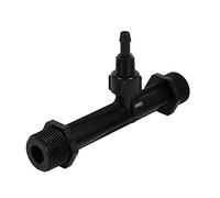 Irrigation Fertilizer Injector 3/4 Inch, Black Plastic for Garden Watering Systems