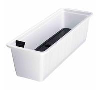 Irrigation Flower Box "Aqua-Green" 60Cm White Flower Box Flower Pot