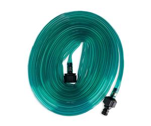 Irrigation Hose 15 m Garden Spray Hosepipe Watering Plants Plastic Sprinkler