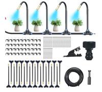 Irrigation System Kit, Automatic Drip Irrigation System, 360° Bendable Garden Irrigation Systems, Garden Watering System Adjustable Bendable Nozzle Copper Sprayer System for Garden (20m/65.6ft)