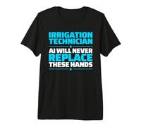 Irrigation Technician Never Replace Premium T-Shirt