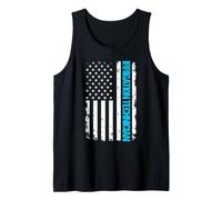 Irrigation Technician USA Flag Tank Top