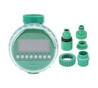 Irrigation Timer with LCD Display, Automatic Watering Controller for Garden Yard, Leakproof Faucet Timer Kit, Up to 16 Waterings per Day, Easy Dial Setup for Outdoor Irrigation Sys