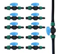 Irrigation Valve - Tubing Anti-Drop Control,Drip Irrigation Fittings,for Agricultural Lawn Manifold Patio Planting Plants Farm Outdoor Vegetables Fruits