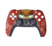 Irron Man Massk Custom PS-5 Controller Wireless compatible with Play-Station 5 Console by BCB Controllers | Proudly Customized in USA with Permanent HYDRODIP (NOT JUST A SKIN)(MODDED)