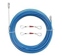 IRSCorp 10m 33 Feet Electrical Fish Tape Wire Puller Kit Through Wall Wire Threader Fish Cable Fastener Stainless Steel Wire Cable Puller Wire Guide Device