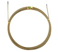 IRSCorp 33ft / 10m Electrical Spring Wire Threader Fish Tape Fastener Cable Wire Puller Tool Upgraded 4 Cores Larger Leader Hole Electrician Threading Device