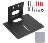 IRSTBL - PTZ Camera Wall Mount Bracket Black - Heavy-Duty Steel Centre-Mount Support, Powder-Coated Finish, 25×20.5×13 cm, Includes Hardware & Cloth