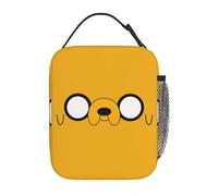 IRUHHGU Adventures Times Jake's Eyes Insulated Lunch Bags Large Meal Container Thermal Bag Lunch Box Tote College Travel Men Women