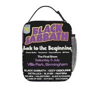 IRUHHGU Black Sabbath Back The Beginning Tour 2025 Insulated Lunch Bags for Office Food Container Portable Thermal Cooler Lunch Boxes