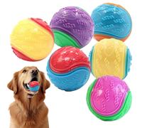 Irunfast 6Pcs Dog Balls, Interactive Dog Ball, Scooby Doo Dog Ball,Thrower Dog Balls Indestructible Dog Toys