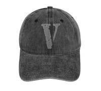 IRURYSHH Abstract 'V' Shape Design Minimalist Aesthetic with a Monochrome Palette for a Modern Look Washed Baseball Cap