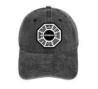 IRURYSHH Dharma Initiative Logo Design TV - Show - and Pop - Culture - Related, Displaying The Dharma Initiat Washed Baseball Cap
