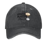 IRURYSHH Espresso Martini Please Baseball Cap Black Big Size Hat Sailor Cap for Men Hat Man for The Sun Caps for Men Women's