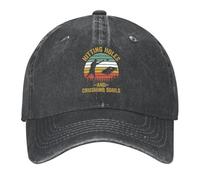 IRURYSHH Hitting Holes and Crushing Souls Funny Cornhole Baseball Cap Military Cap Man Vintage Hood Luxury Cap Ladies Men's