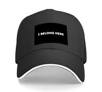 IRURYSHH I Belong here Baseball Cap Hats for Men Gentleman Hat Sports Cap Sun caps Men Luxury Brand Women's