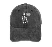 IRURYSHH White Silhouette with 'Within The Forest' Text Minimalistic and Mysterious, Evoking a Sense Washed Baseball Cap
