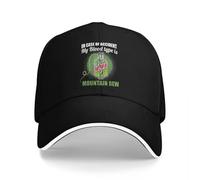 IRURYSHH with Mountain Dew Print Outdoor Adventures Golf Hat Cap for Men Women's Baseball Cap