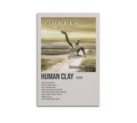 IRUWQUP Human Clay by Creed Poster Wall Art Canvas Aesthetic Music And Movies Decorative Painting for Living Room Bed Room 12x18inch(30x45cm) Unframe-style