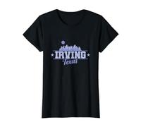 Irving Texas City in the USA Value Graphic T-Shirt, Women, Black, M