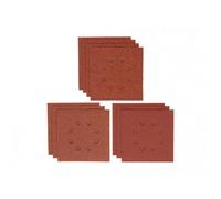 Irwin 1/4 Punched Sanding Sheet Set, 10 Piece Multi Colour (114 X 114mm)