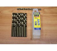 IRWIN 10502531 HSS Cobalt Drill Bits pack of 10 6.5mm OL:101mm WL:63mm x 10 pack