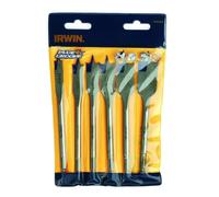 Irwin 10502826 4X-Speed Blue Groove Flat Bit Set (6 Pieces), IRW10502826