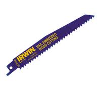 IRWIN® 10504155 656R 150mm Sabre Saw Blade Nail Embedded Wood Cut ...