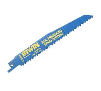 Irwin Reciprocating Saw Blades 956R - for Wood & Nails - 225mm - Pack of 5