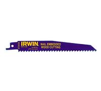 Irwin Reciprocating Saw Blades 956R - for Wood & Nails - 225mm - Pack of 5